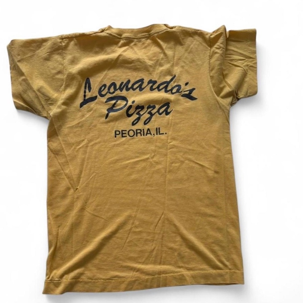 Vintage Mustard Yellow Graphic Tee - Picture 2 of 3
